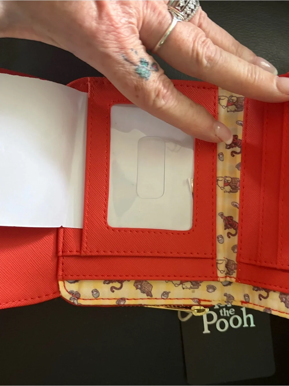 Loungefly Disney Winnie the Pooh Floral Gingham Wallet